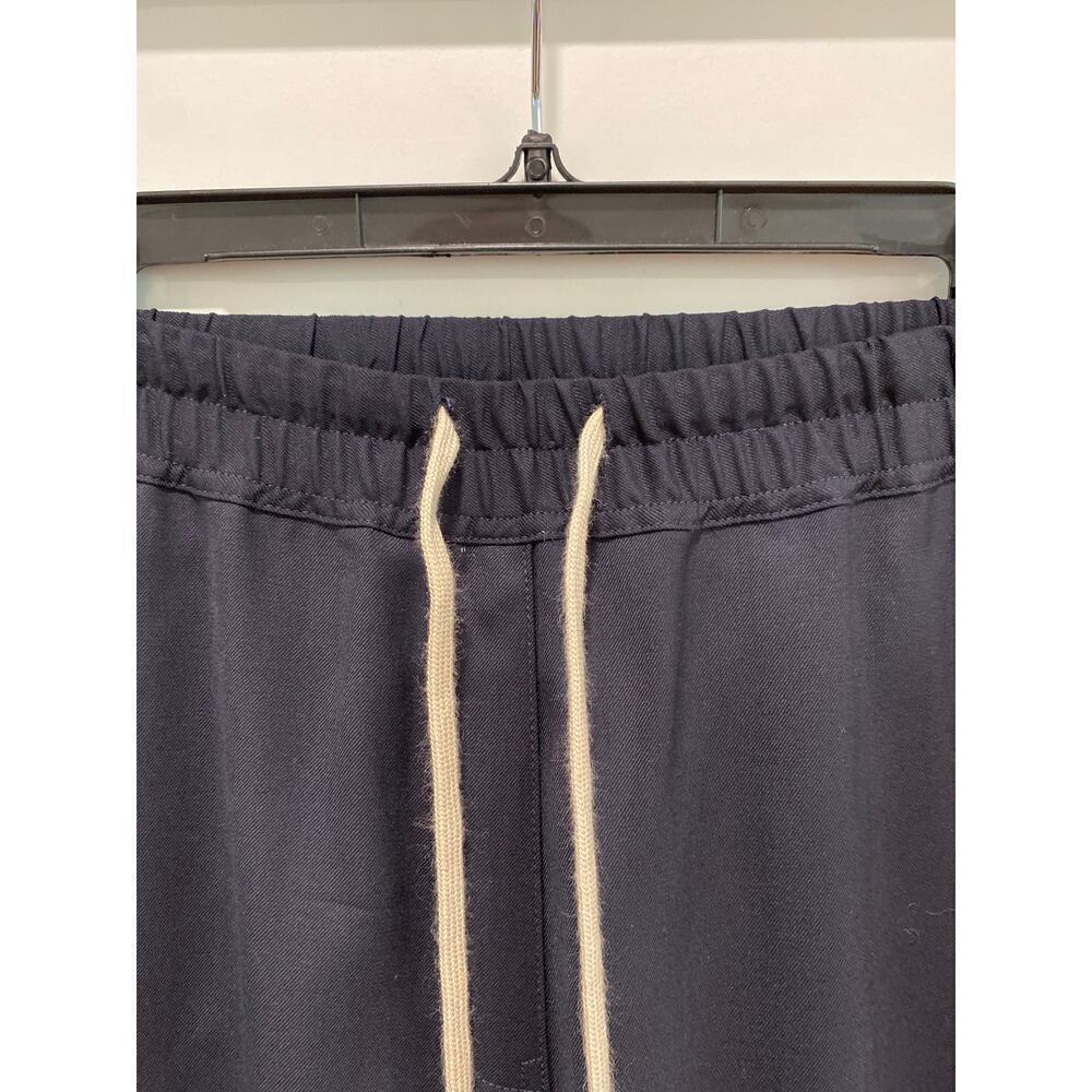 Nili Lotan Aida Wool-Blend Twill Pants in Blue - Picture 8 of 14